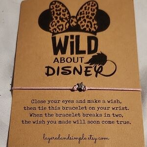 Pink Disney Wish Bracelet